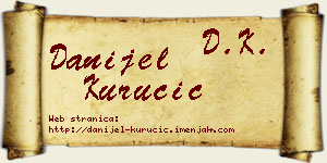 Danijel Kurucić vizit kartica